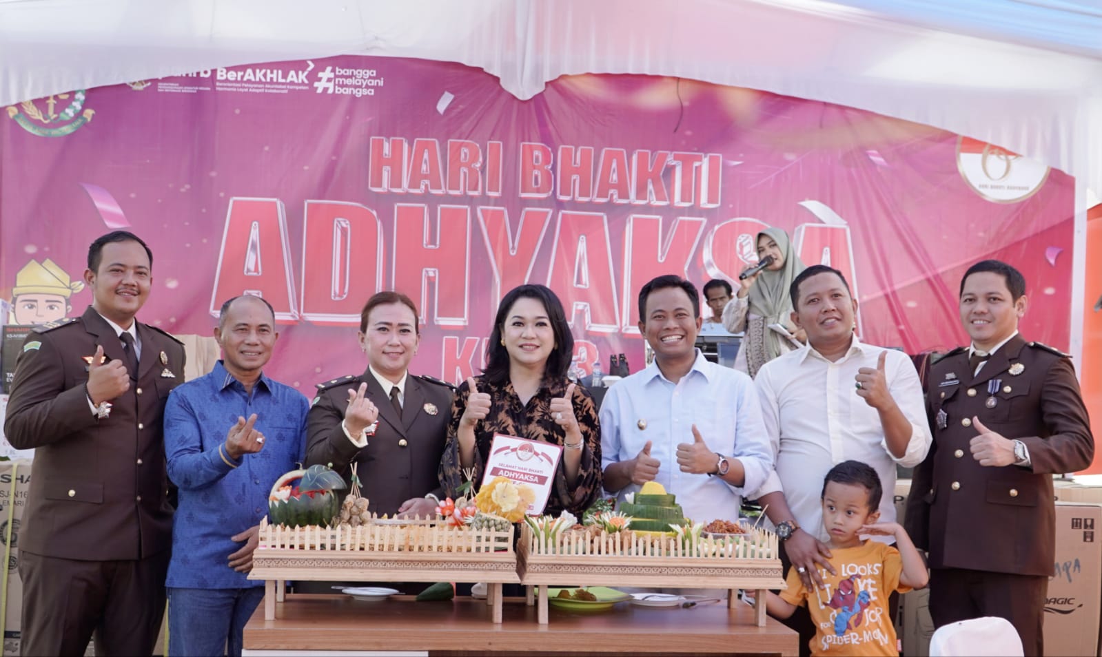 Wabup Sulaiman Hadiri Syukuran HBA Ke-63 di Kejari Rohil