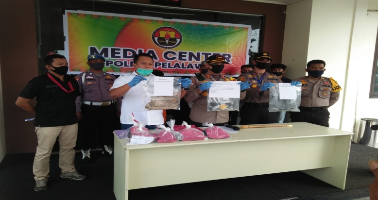 Polres Pelalawan Rilis Pembunuhan Sadis Mandor PT MUP