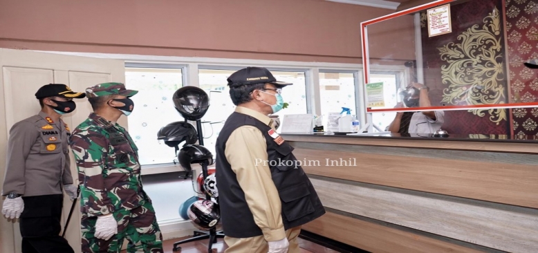 Bupati HM.Wardan Sidak Kantor, harapkan Setiap Pegawai dan Staf Kantor Gunakan Masker