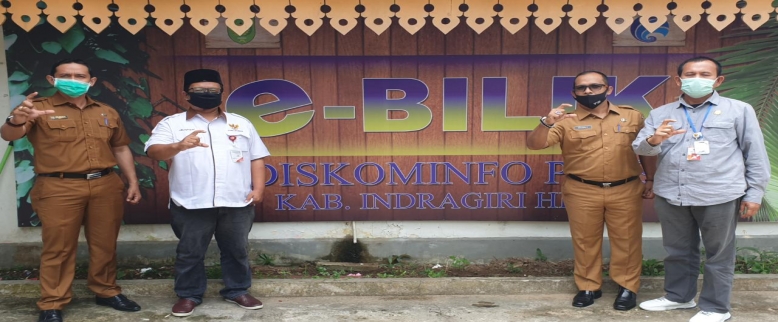 KI Riau Visitasi ke Diskominfopers Inhil 