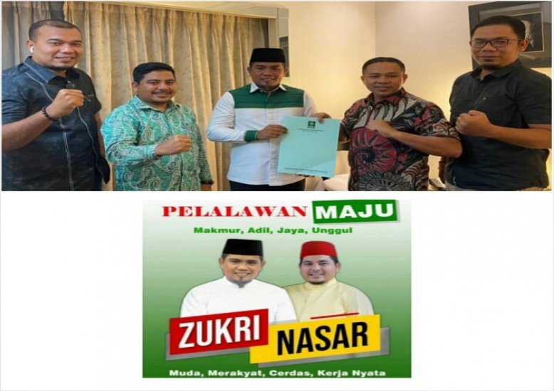 Bertekad Wujudkan Pelalawan Maju  Zukri - Nasarudin Maju Pilkada Bukan HOAX