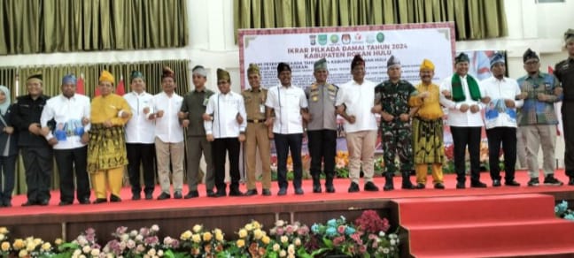 Ketua Bawaslu Rohul Pimpin Deklarasi Pilkada Tahun 2024