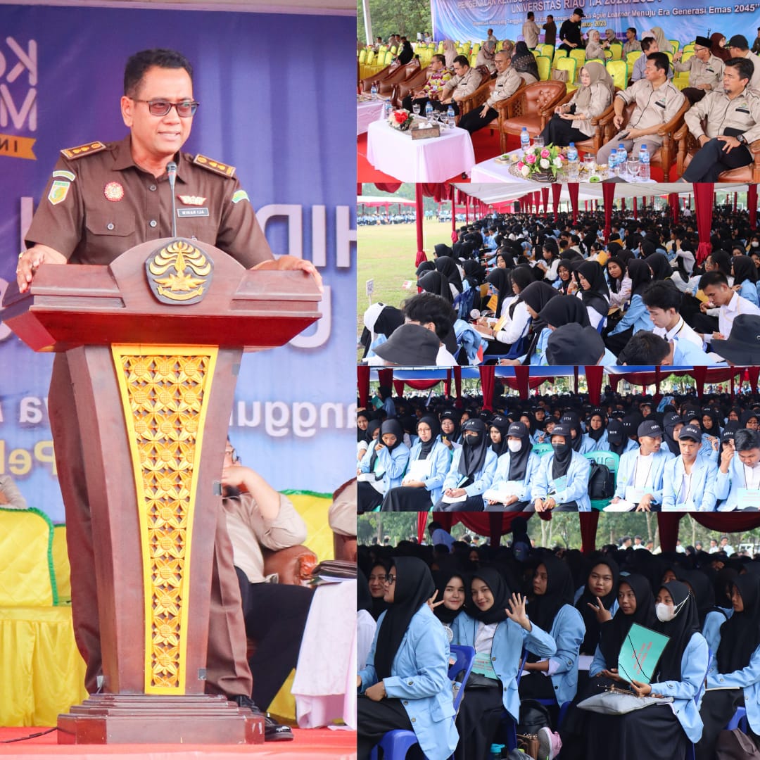 Kejati Riau Narsum dalam Kegiatan Pengenalan Kehidupan Kampus Bagi Mahasiswa Baru (PKKMB) Unri