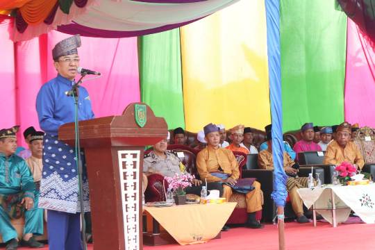 Bupati Inhil Melepas Pawai Taaruf MTQ Tembilahan Hulu Tahun 2019