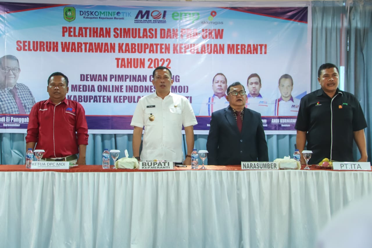 Bupati Harap Lahirkan Wartawan Berkualitas dan Paham Kode Etik Jurnalistik