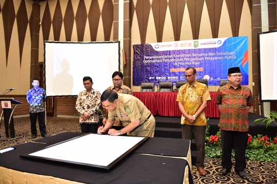 Wagubri: Pemprov Riau Tingkatkan Pelayanan Publik Melalui SP4N