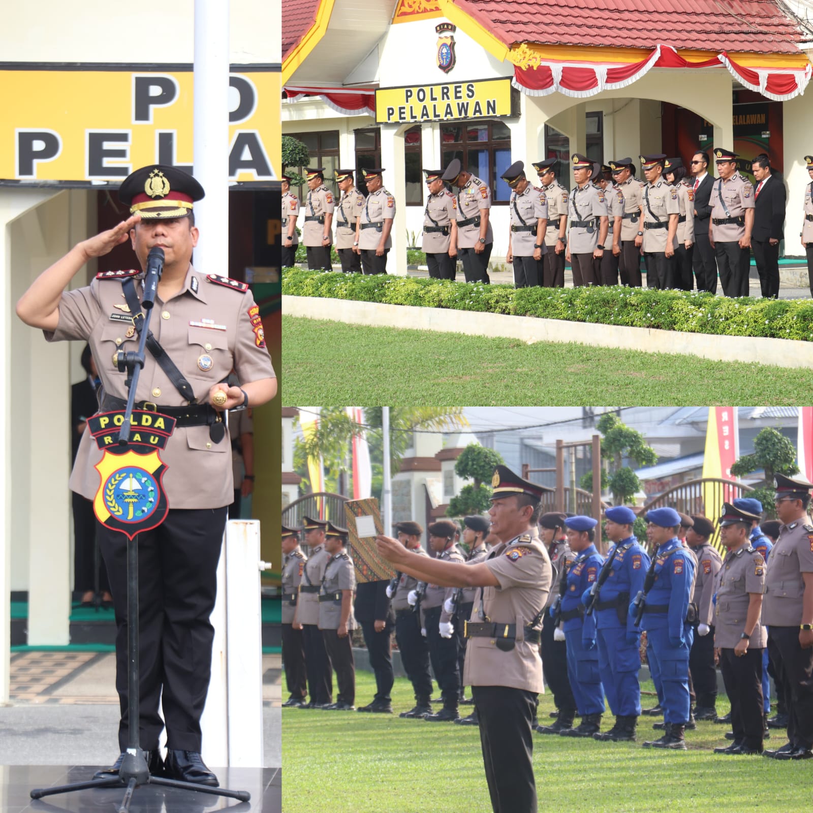 Polres Pelalawan Gelar Upacara Hari Juang Polri 2025, Kobarkan Semangat Pengabdian untuk Negeri