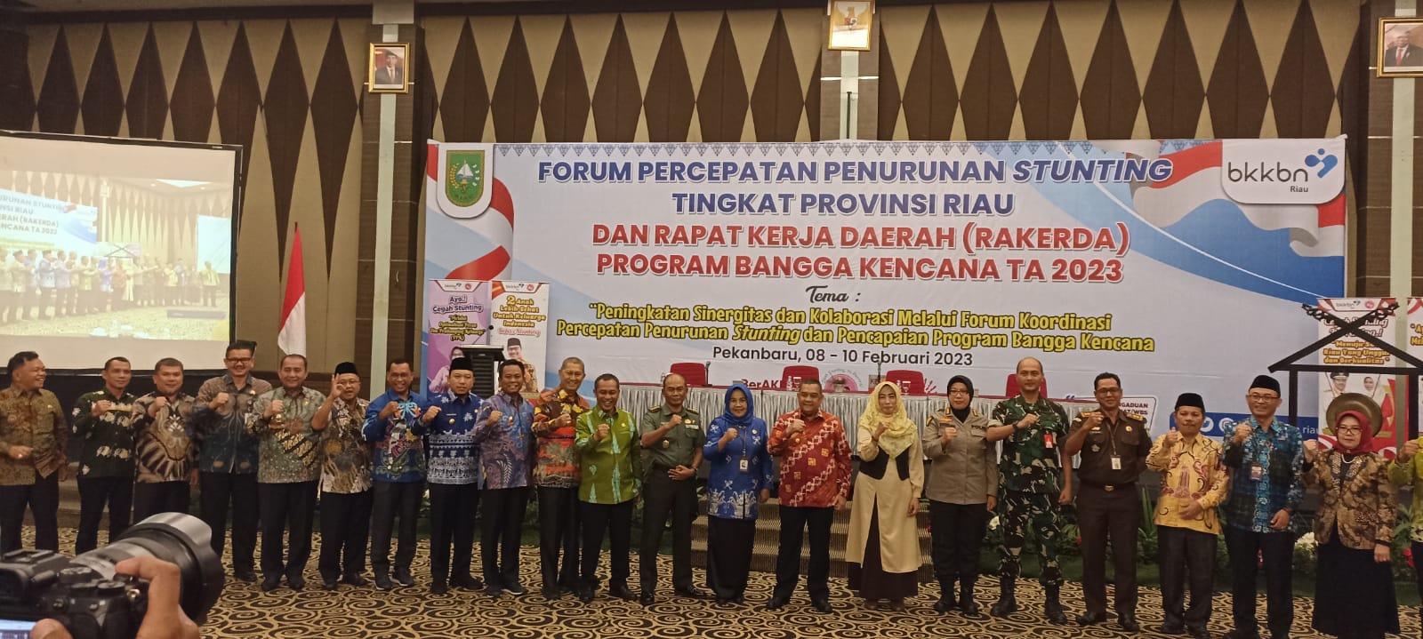 BKKBN Riau Laksanakan Forum Percepatan Penurunan Stunting Tingkat Provinsi Riau dan Rapat Kerja Daerah