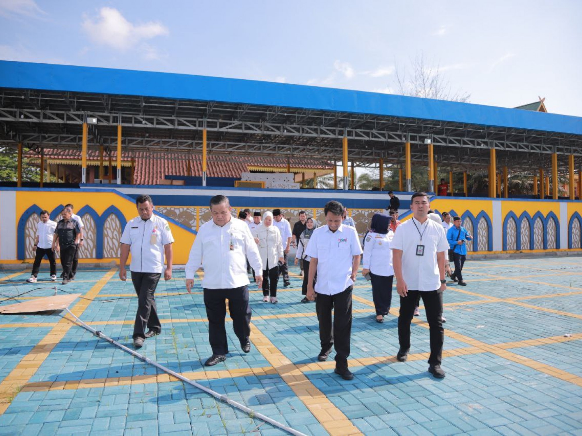 Sekdaprov Riau dan Kadispora Riau Tinjau Lokasi Musabaqah Tilawatil Quran di Kab.Inhu