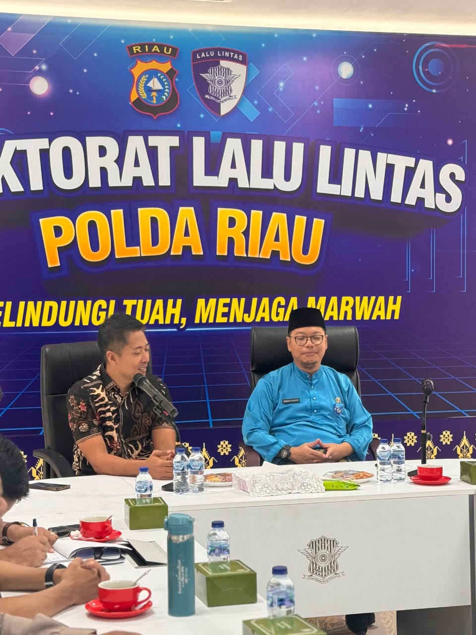 Jalin Kerjasama Disnakertrans Riau , Polda Riau akan Gelar Pelatihan Driver Terdampak PHK