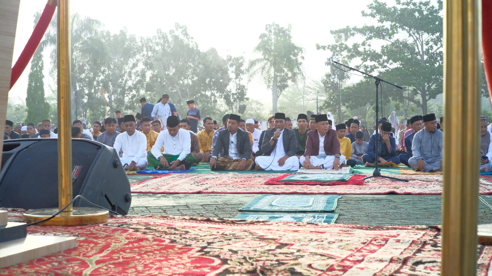 Pemkab Meranti Laksanakan Salat Idul Fitri di Dua Tempat