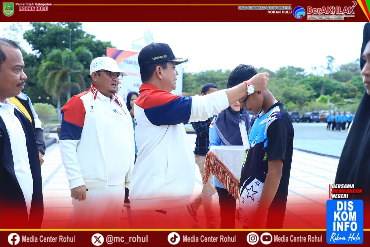 Buka Popda, Wabup Rohul Poti Ingatkan Atlet  Mental Juara Harus di Tegakkan