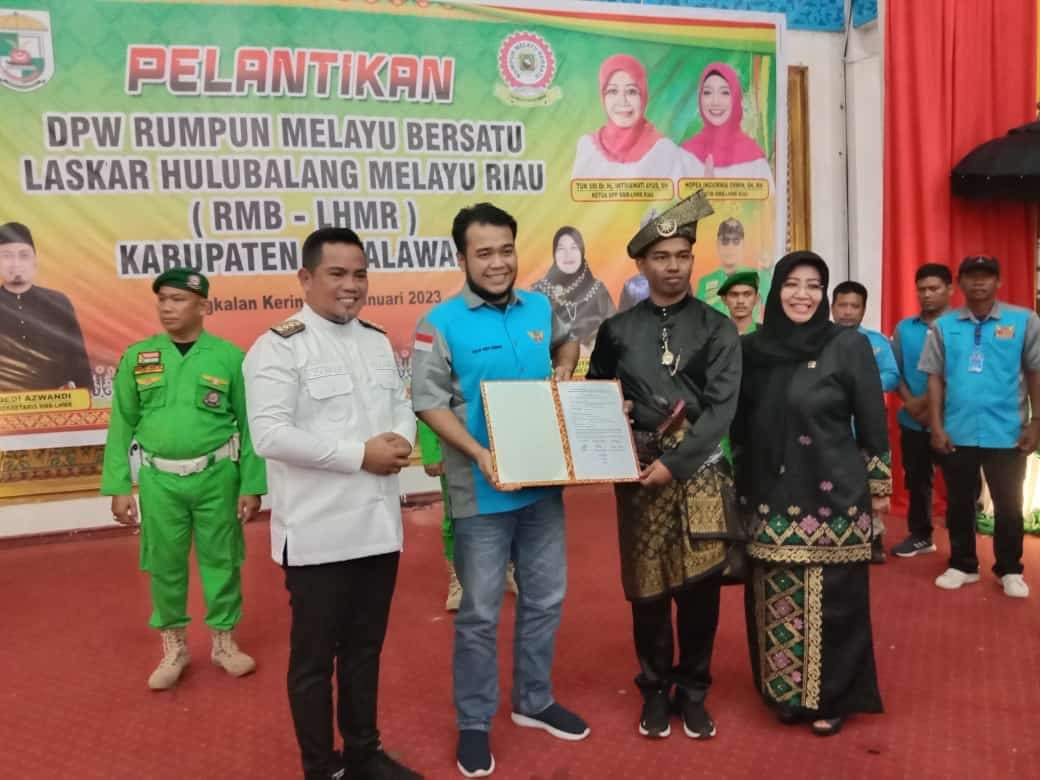 Pelantikan Pengurus Rumpun Melayu Bersatu-Laskar Hulubalang Melayu Riau Kab. Pelalawan