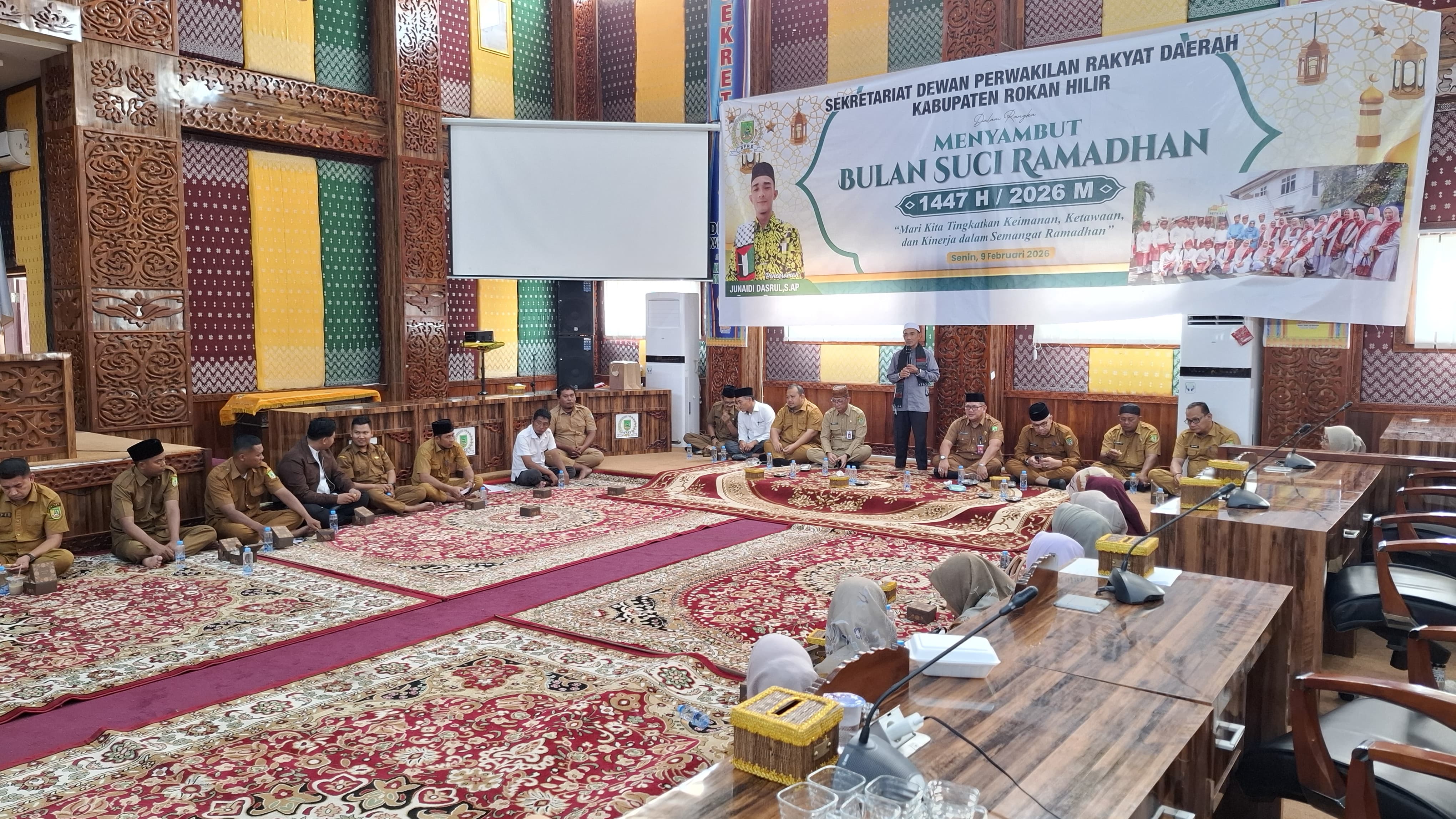 Sekretariat DPRD Rohil Adakan Silaturahmi dan Syukuran