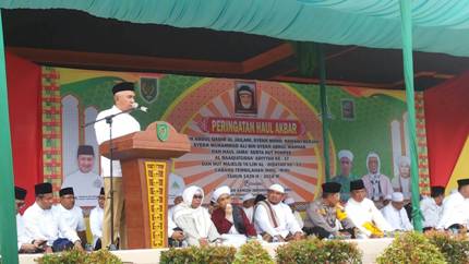 Gubri Hadiri Peringatan Haul Akbar di Kab Inhil