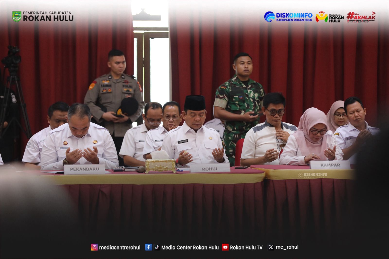 Pj.Bupati Rohul Hadiri High Level Meeting Provinsi Riau