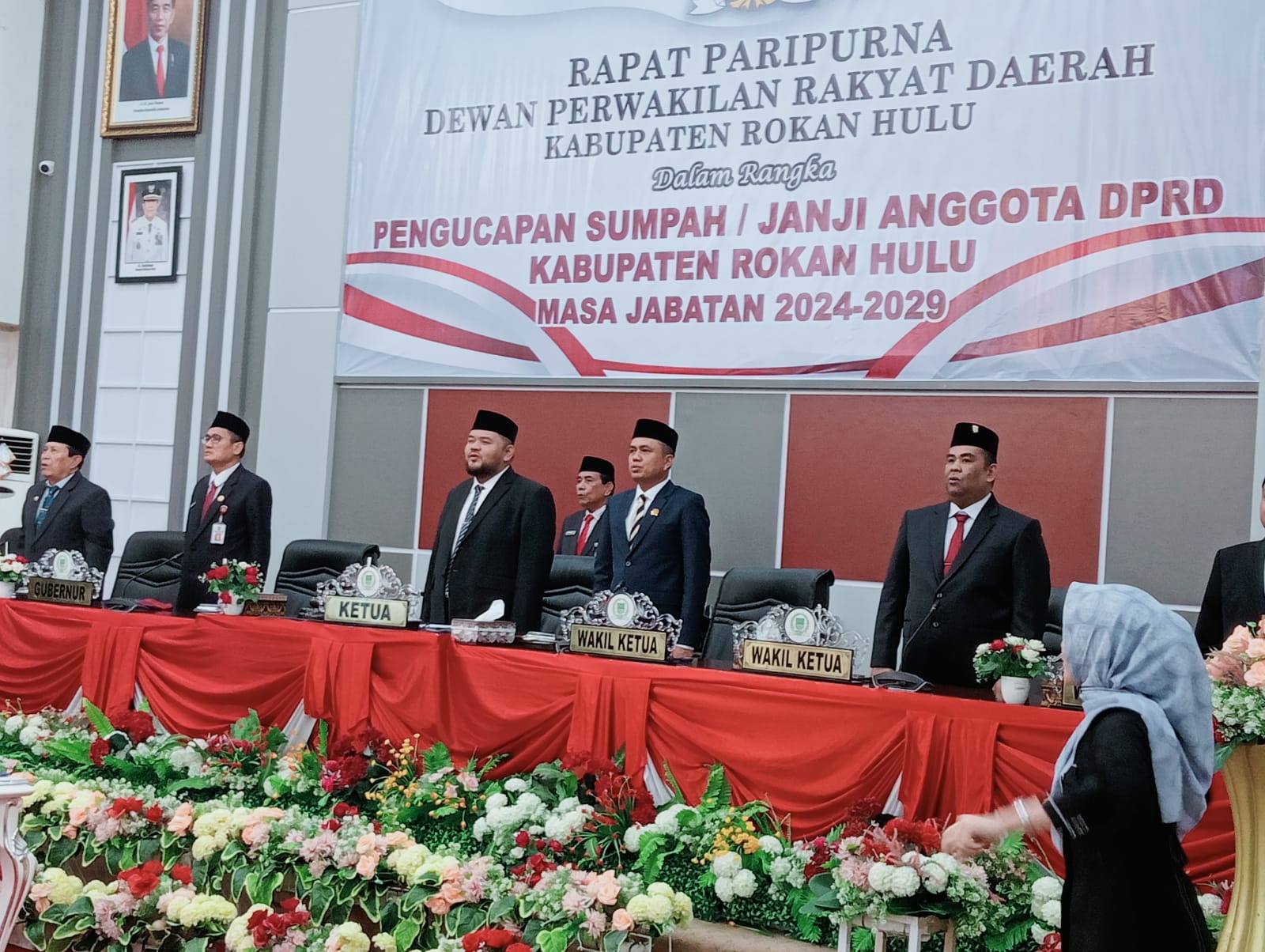 45 Anggota Dewan Rohul  Yang Dilantik 29 Orang Wajah Baru 16 Orang Wajah Lama