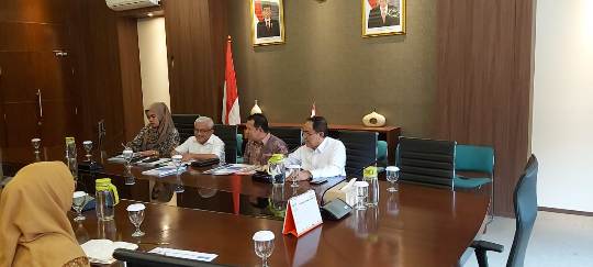 Jemput Bola Ke Pusat, Bupati Pimpin Jajaran Pemkab Inhil Audiensi Dengan Kemenkes RI