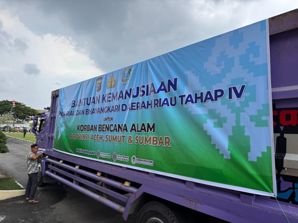 Polda Riau Kirim Bantuan Gelombang Keempat untuk Korban Bencana Sumatra