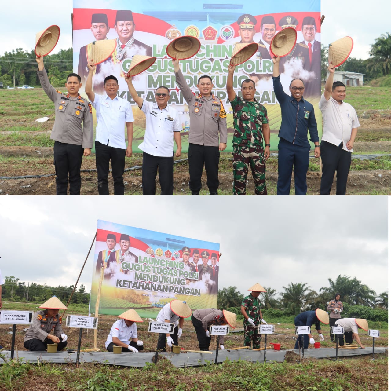 Polres Pelalawan Luncurkan Gugus Tugas Ketahanan Pangan, Dukung Program Nasional dalam Meningkatkan Ketersediaan Pangan