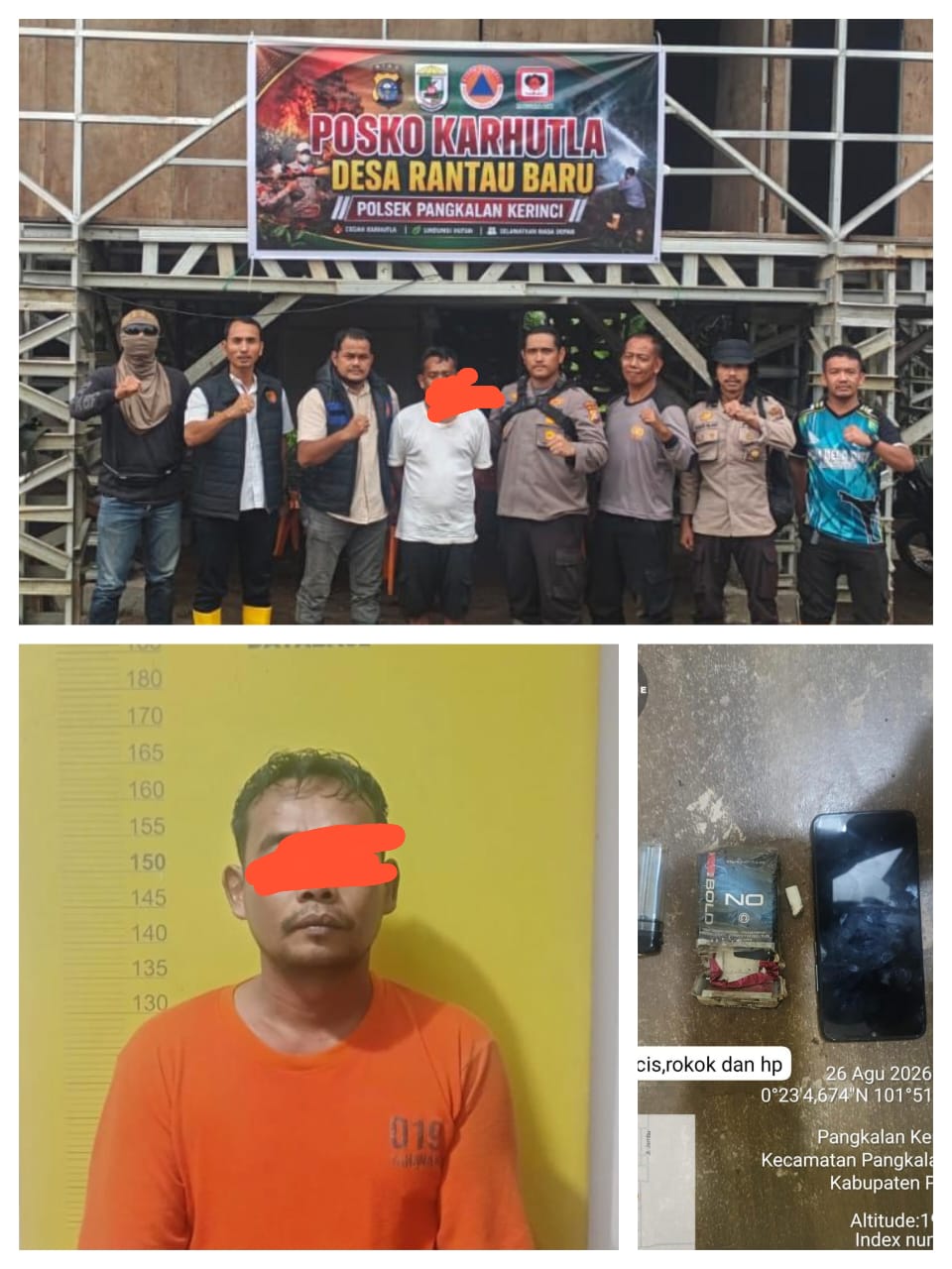 Karhutla 5 Hektare di Pangkalan Kerinci Terungkap, Satu Orang Jadi Tersangka