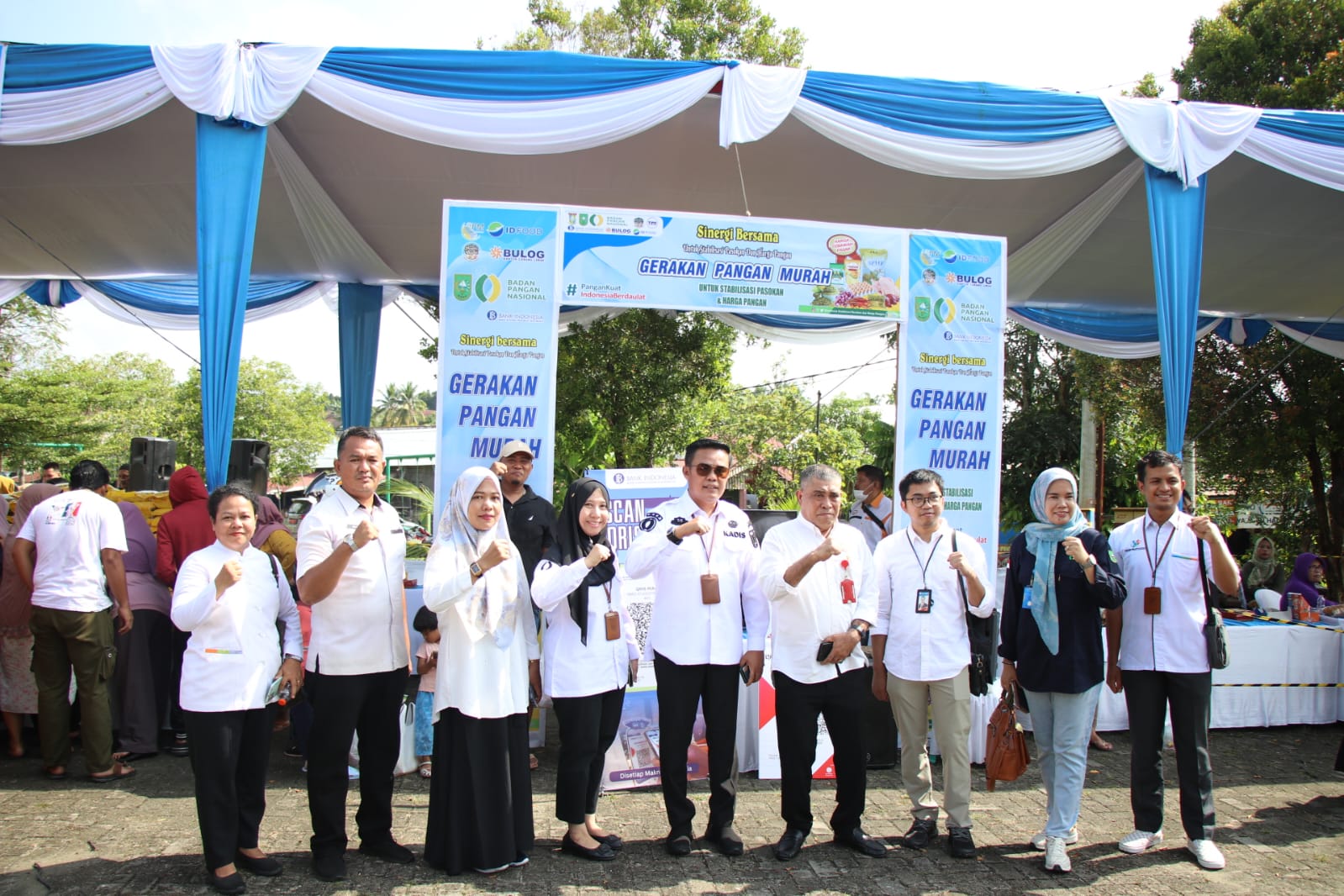 Dilembah Damai Rumbai, DKP Kota Pekanbaru dan DPTPH Riau Gelar GPM di Sambut Antusias Warga