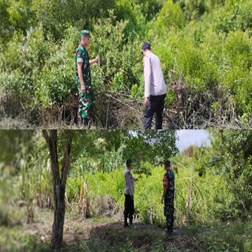 Patroli Karhutla Bersama di Kecamatan Kuala Kampar