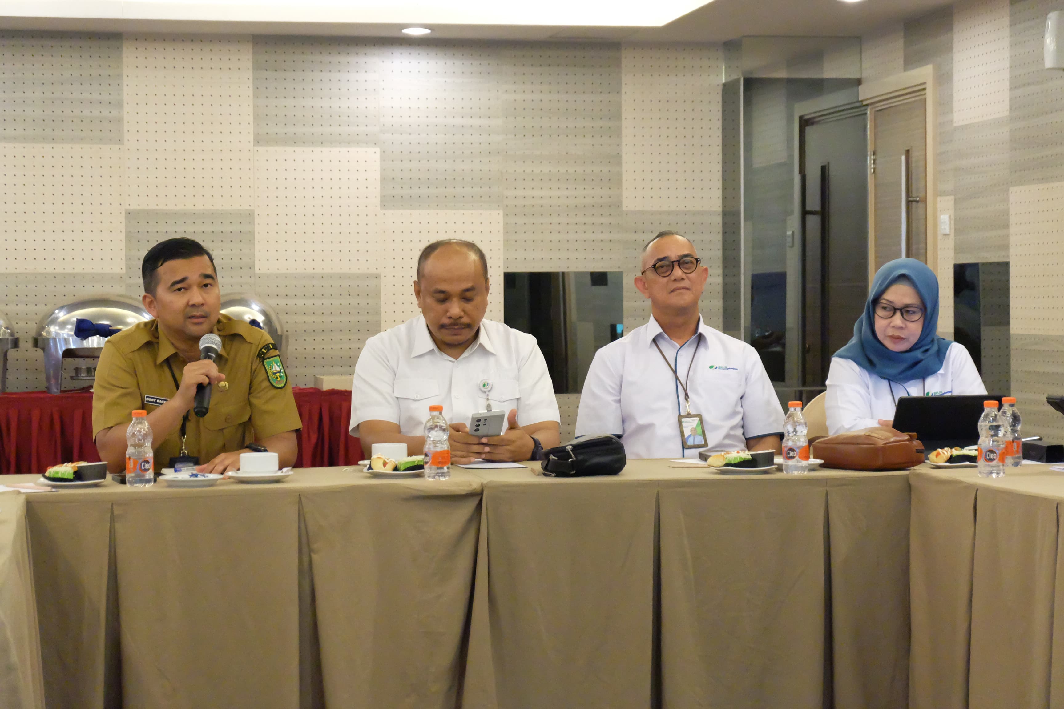 Hadiri Rapat Monitoring dan Evaluasi  Perlindungan Pekerja Rentan,  Boby Berharap Penyandang Disabilitas dan Penyelenggara Pemilu Menjadi Perhatian Bersama