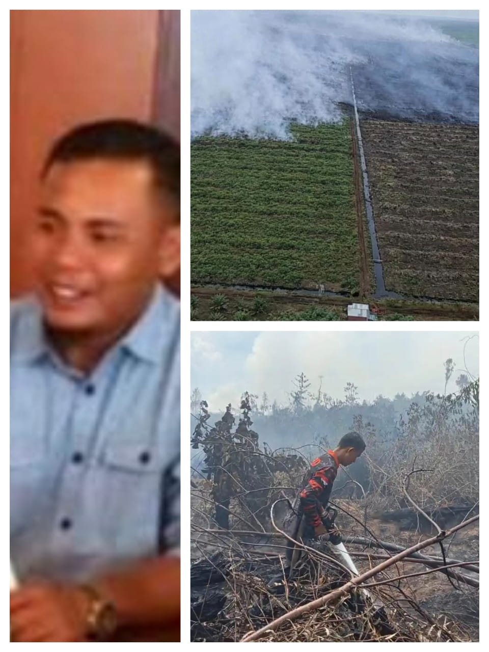 Karhutla di Desa Merbau Bunut Berhasil Dikendalikan, Tim Gabungan Masih Lakukan Pendinginan