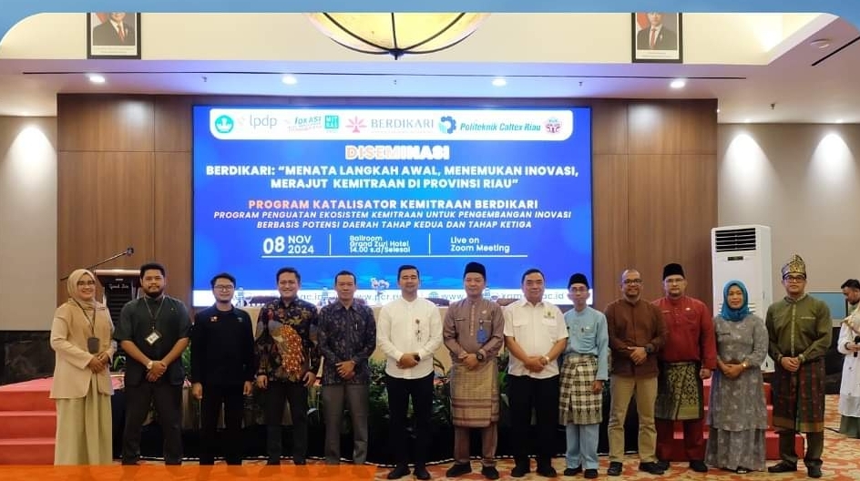 Kadisnakertrans  Riau Boby Rachmat  Buka Diseminasi Program Berdikari yang di Taja Politeknik Bengkalis, Dorong Inovasi dan Kemitraan di Riau