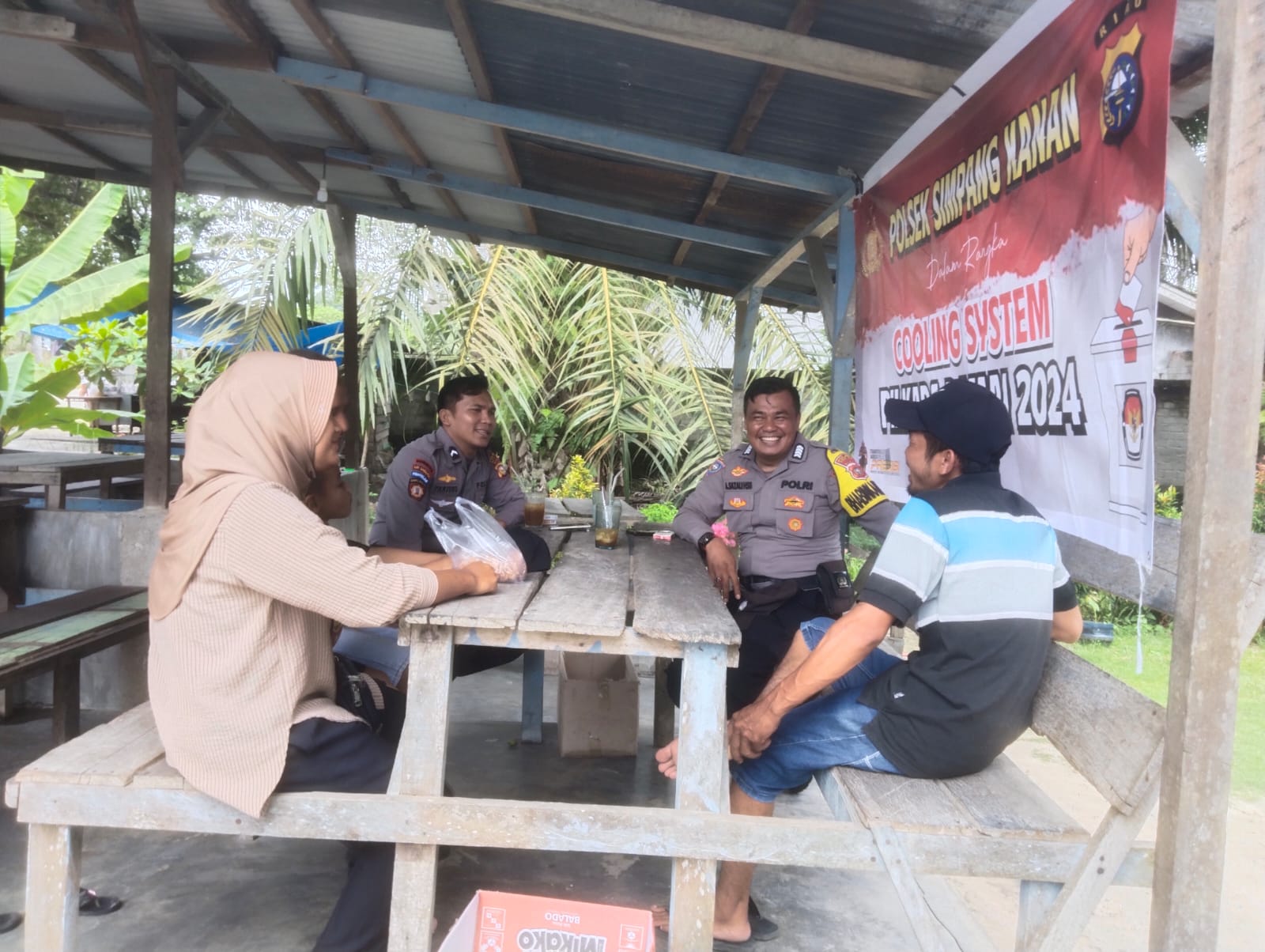 Cooling System, Masyarakat dan Tokoh Pemuda Simpang Kanan di Ajak Bersama Ciptakan Kamtibmas