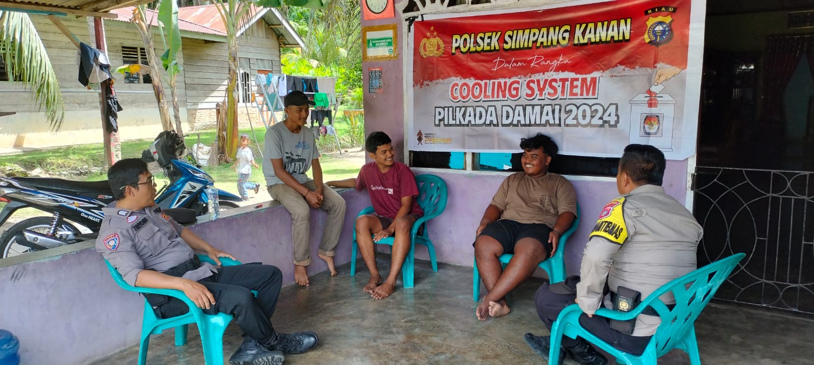 Kanit Binmas Berikan Himbauan Kamtibmas Kepada Masyarakat Bagan Nibung