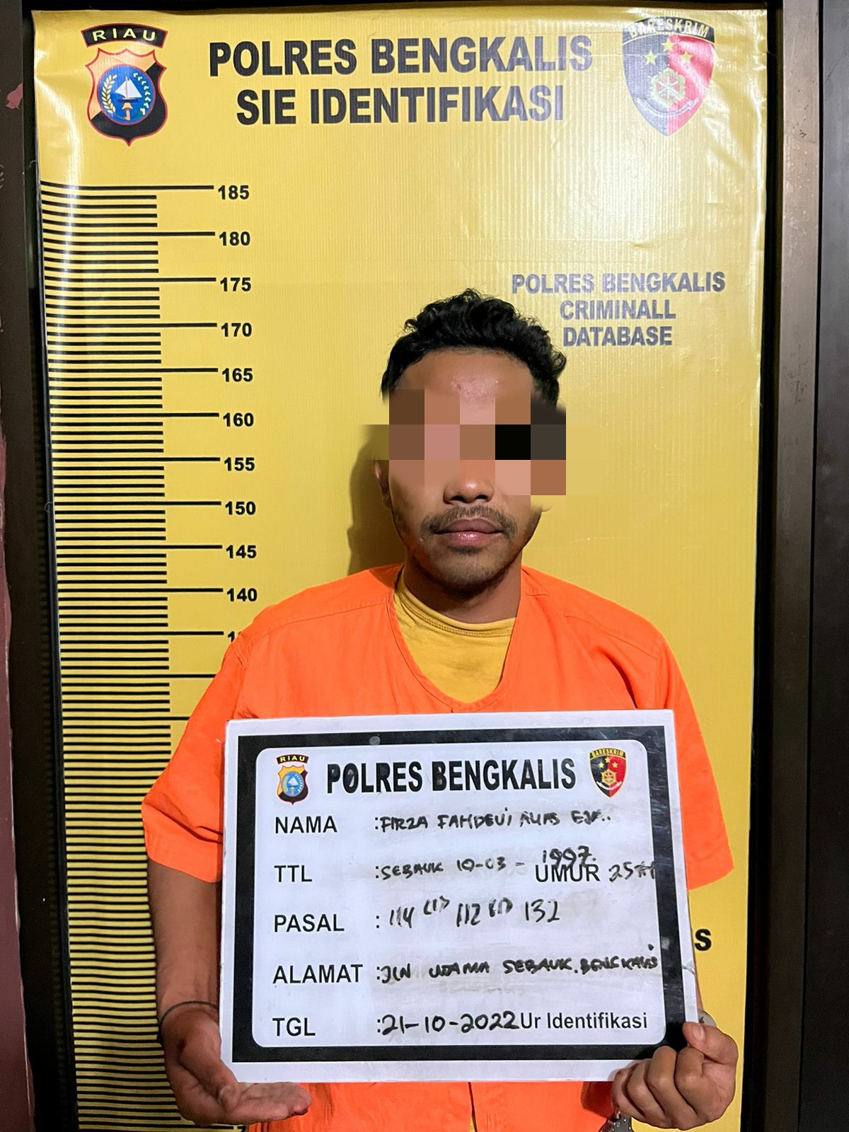 Kurang Dari 24 jam, Polisi Tangkap Terduga Pengedar Sabu yang Meresahkan Warga Sibauk Bengkalis