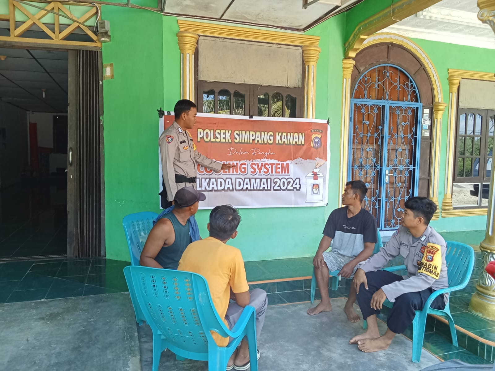 Masyarakat Dusun Pematang Lada Diberikan Himbauan Kamtibmas