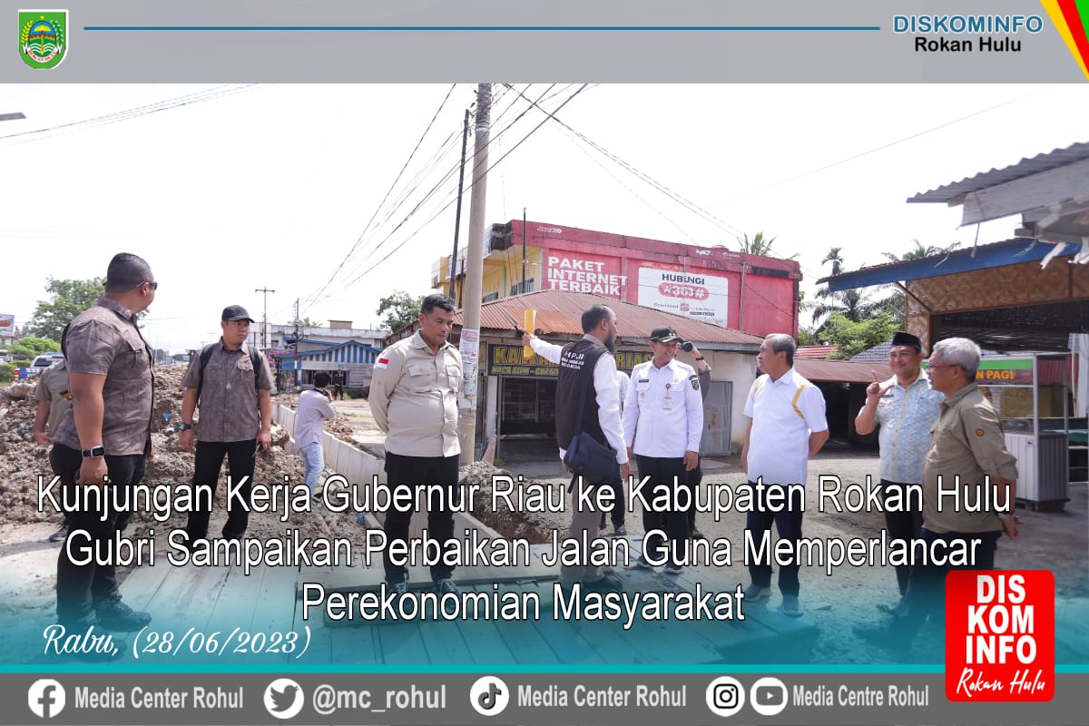 Gubri Sampaikan Perbaikan Jalan Guna Memperlancar Perekonomian Masyarakat