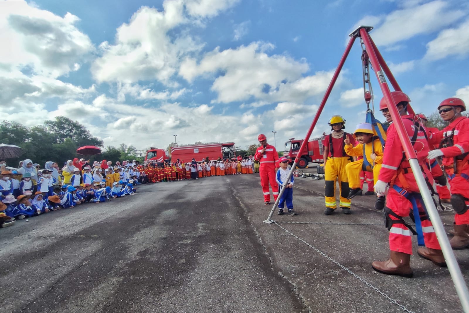 Kenalkan Bahaya Api, PHR Edukasi Siswa TK Tangani Kebakaran Sejak Dini