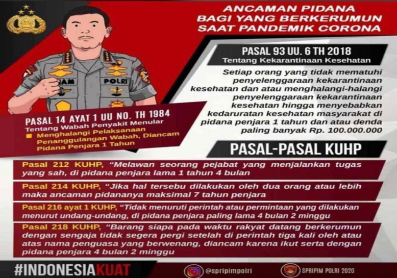 Kapolres Meranti Himbau Warga Tunda Acara Hajatan Libatkan Banyak Orang