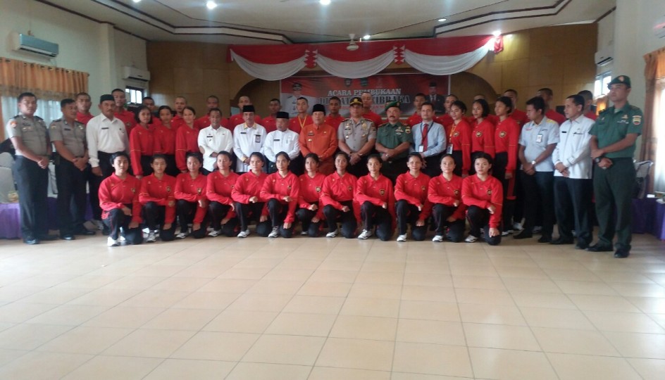 Bupati Rohul, Sukiman  Buka Diklat Paskibraka 2018