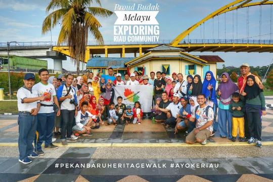 Gubri Bersama Komunitas Pariwisata Kunjungi Wisata sejarah Pekanbaru