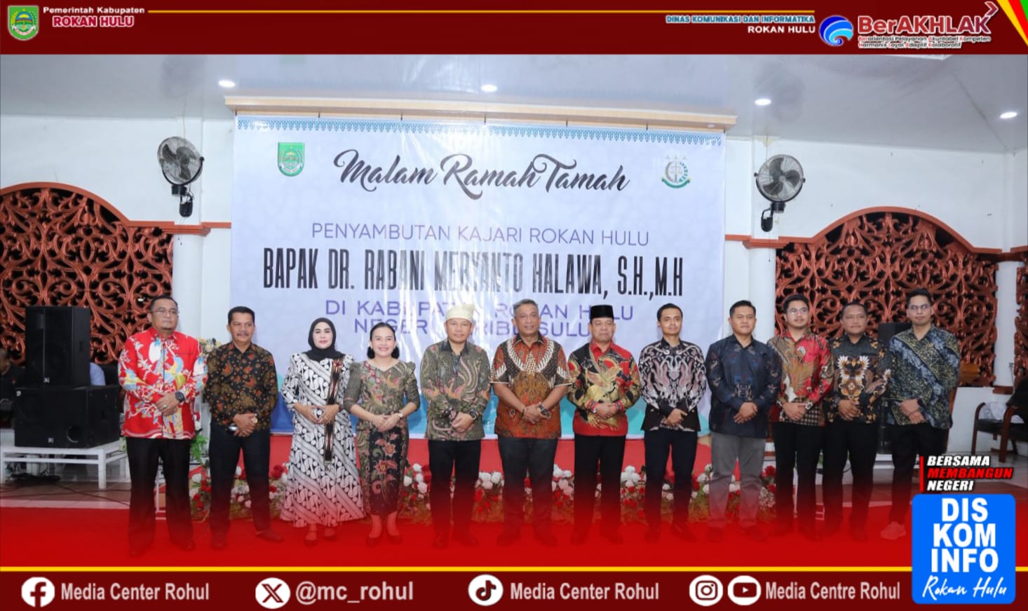 Bupati dan Wabup Sambut Kajari Baru Rabani Meryanto Halawa di Rangkai dengan Malam Ramah Tamah