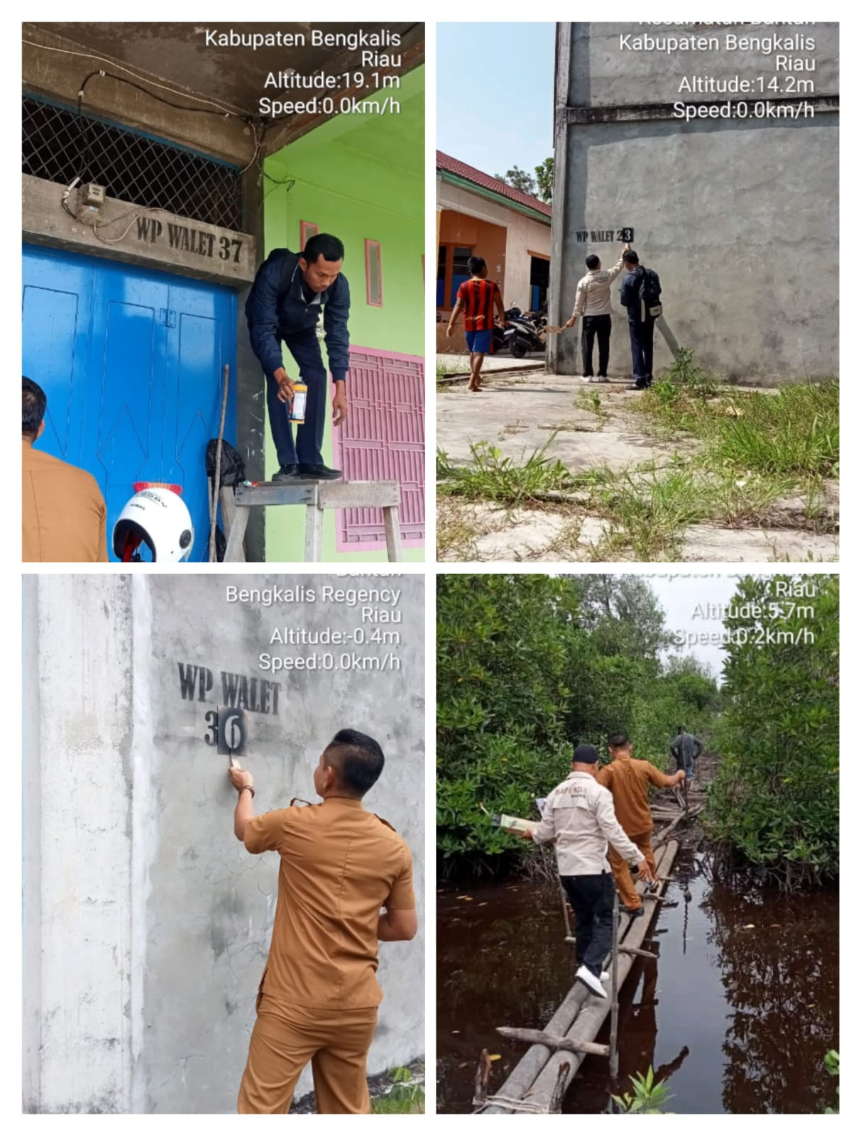 Kejar dan Tingkatkan PAD, Bapenda Bengkalis Melakukan Pendataan Wajib Pajak Walet