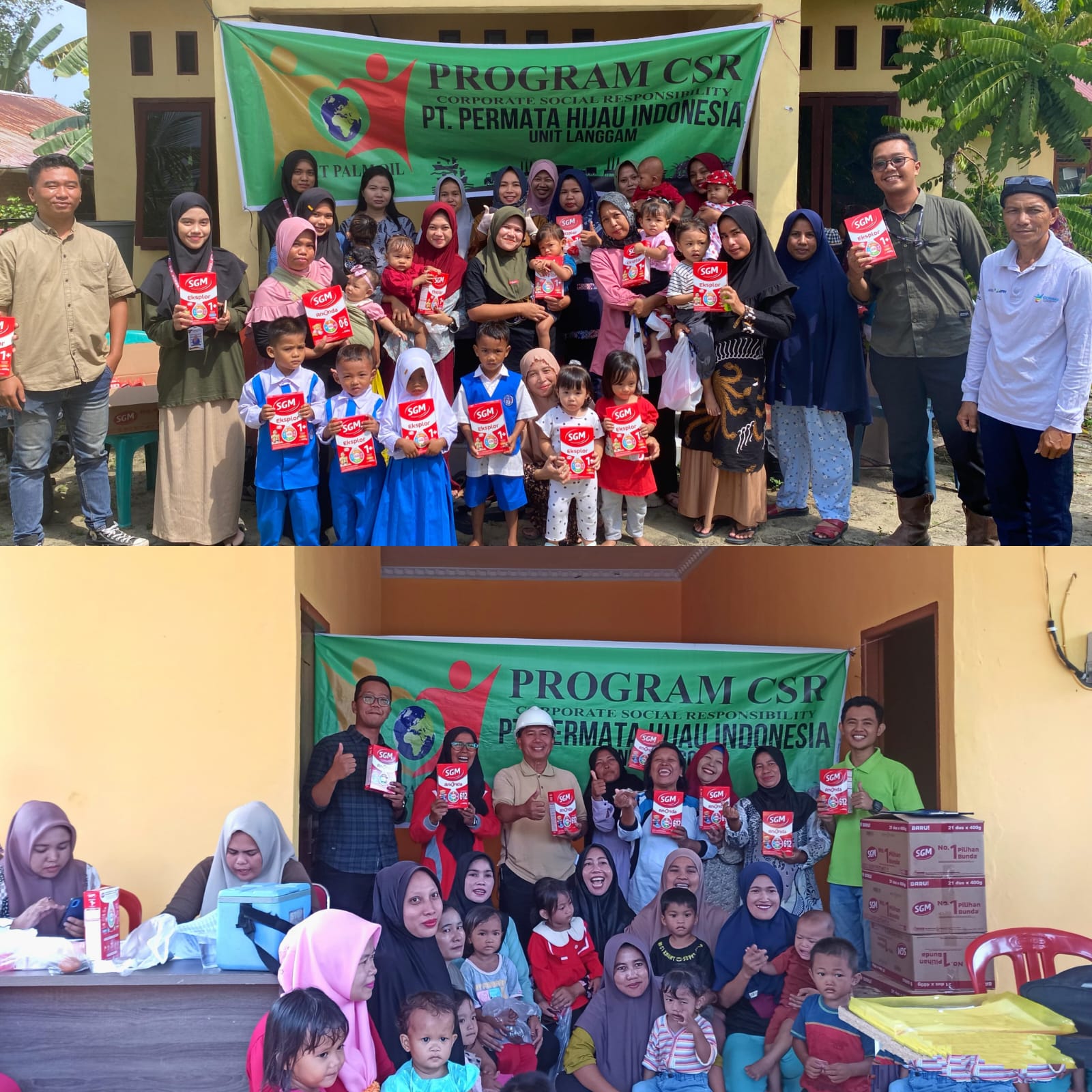 PT PHI Luncurkan Program Pencegahan Stunting dengan Pembagian 674 Paket Makanan Bergizi di 4 Desa