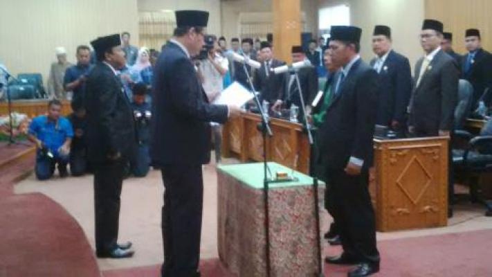 PAW Syaukani Resmi Dilantik Gantikan Heru Wahyudi