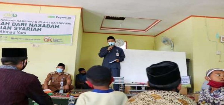 Wawako Apresiasi PT. Pegadaian Atas Bantuan di Kampung Quran di Tuah Negri
