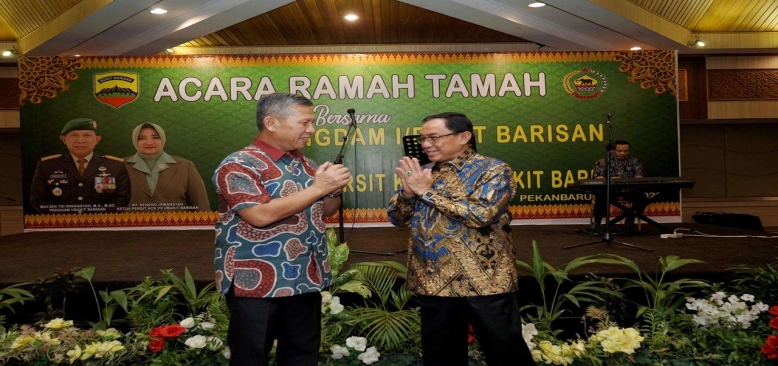 Bupati Inhil HM.Wardan Ramah Tamah Dengan 031 WR/WB