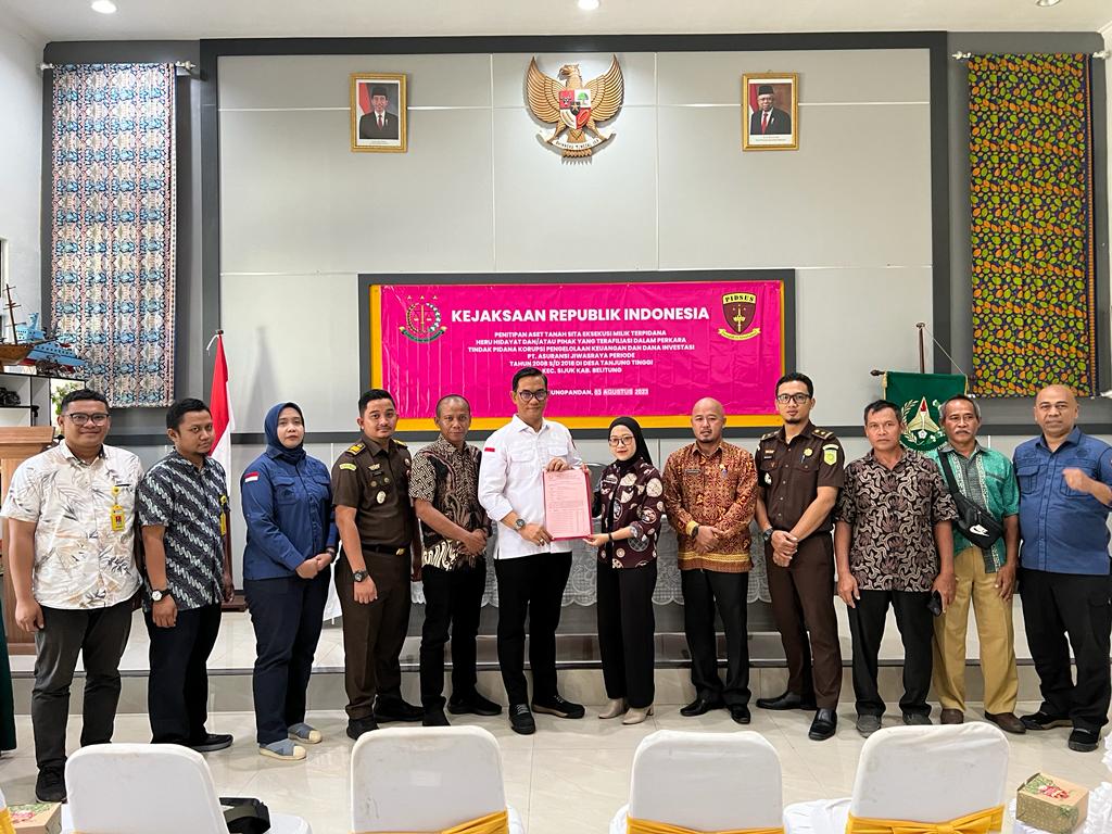 Penitipan Aset Hasil Sita Eksekusi Milik Terpidana HERU HIDAYAT di Kecamatan Sijuk-Belitung