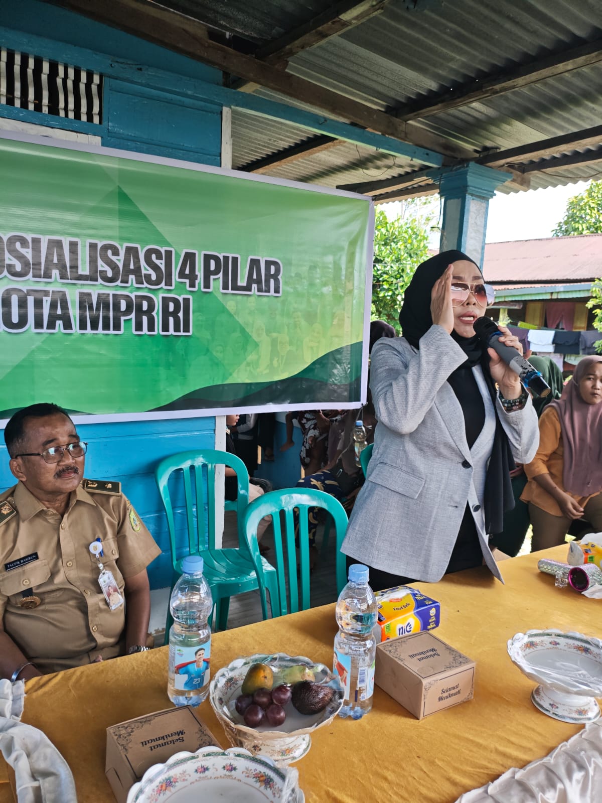 Iyet Bustami Sosialisasikan Empat Pilar Kebangsaan kepada Masyarakat Bagansiapiapi