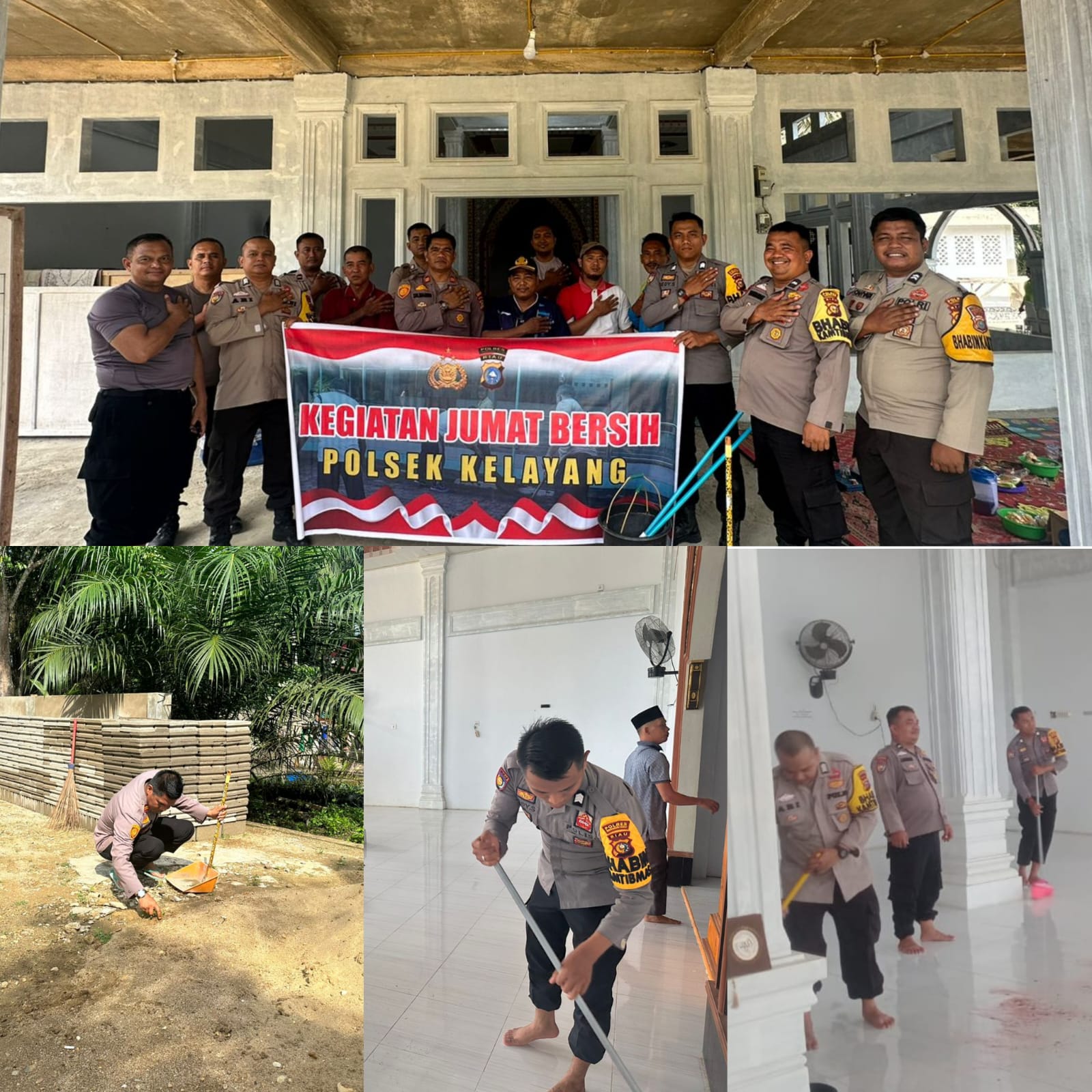 Polsek Kelayang Juber Rumdah di  Mesjid Raudatul Jannah Desa Dusun Tua Pelang