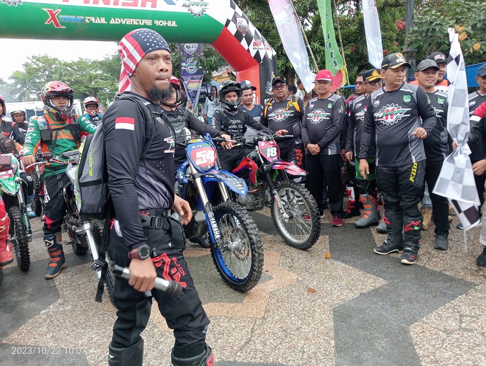 Ratusan  Rider sesumatra Rebutkan dorprise pada JRR  ke-11 tahun 2023 di Rohul