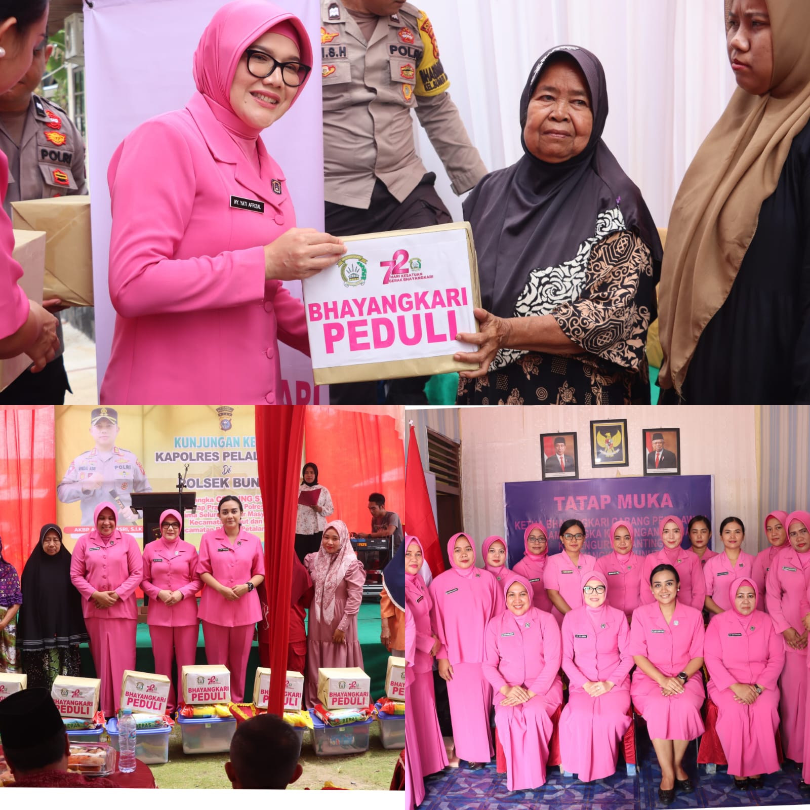 Bhayangkari Pelalawan Siap Ciptakan Kamtibmas yang Kondusif Menjelang Pilkada 2024